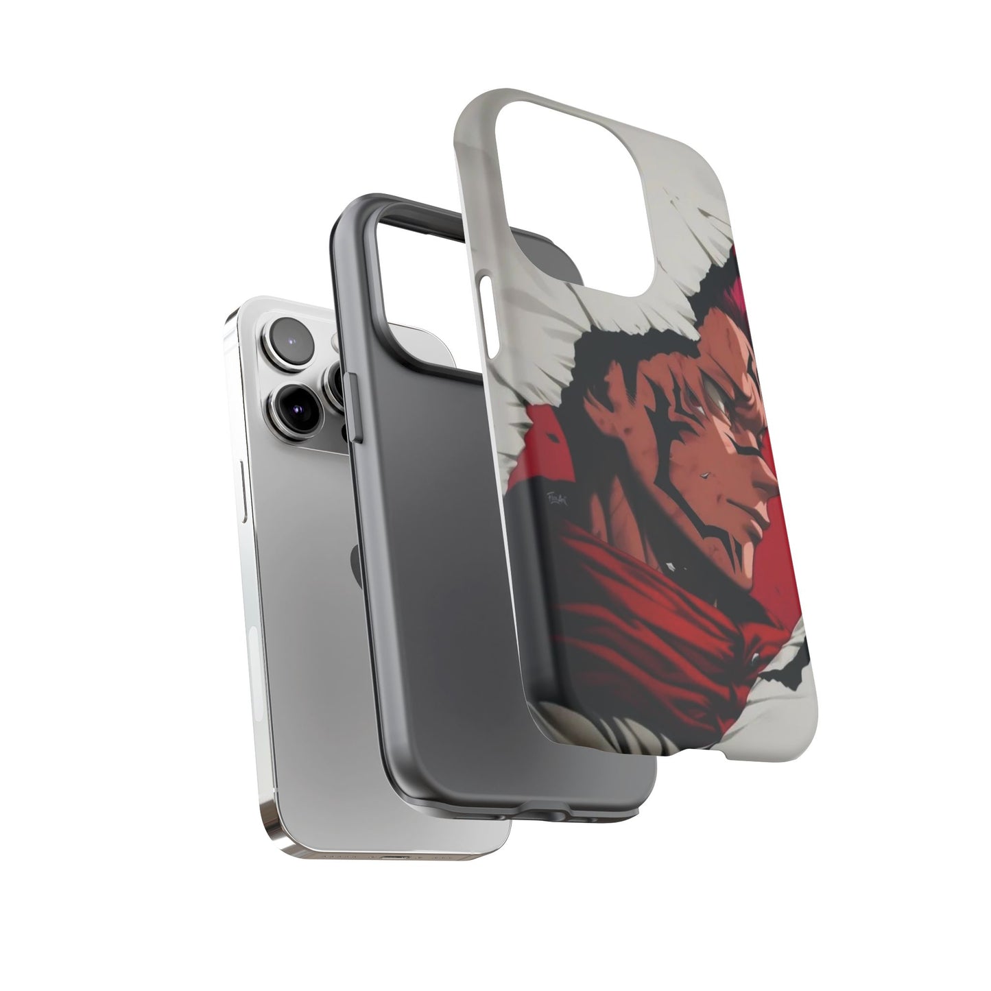 Tough Cases: Durable Phone Case Featuring Bold Anime Design