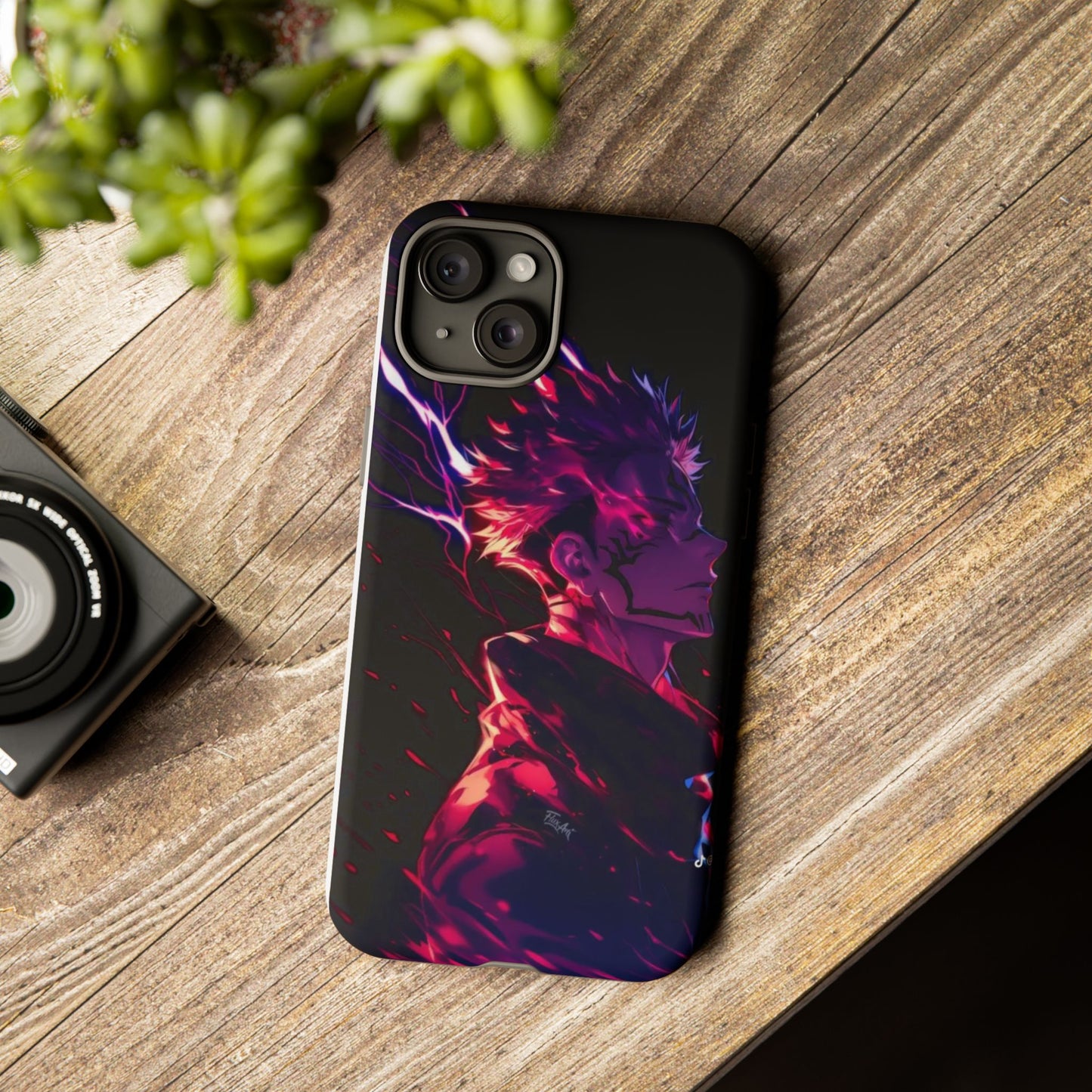 Tough Cases: Stylish Phone Case with Bold Anime Design