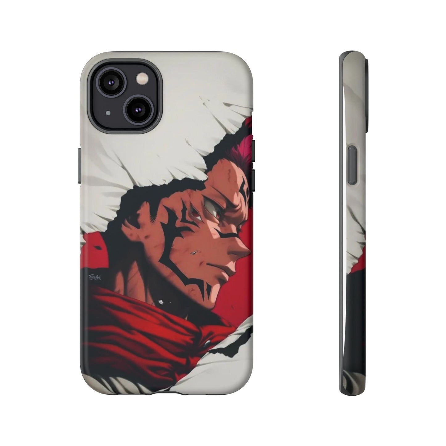 Tough Cases: Durable Phone Case Featuring Bold Anime Design