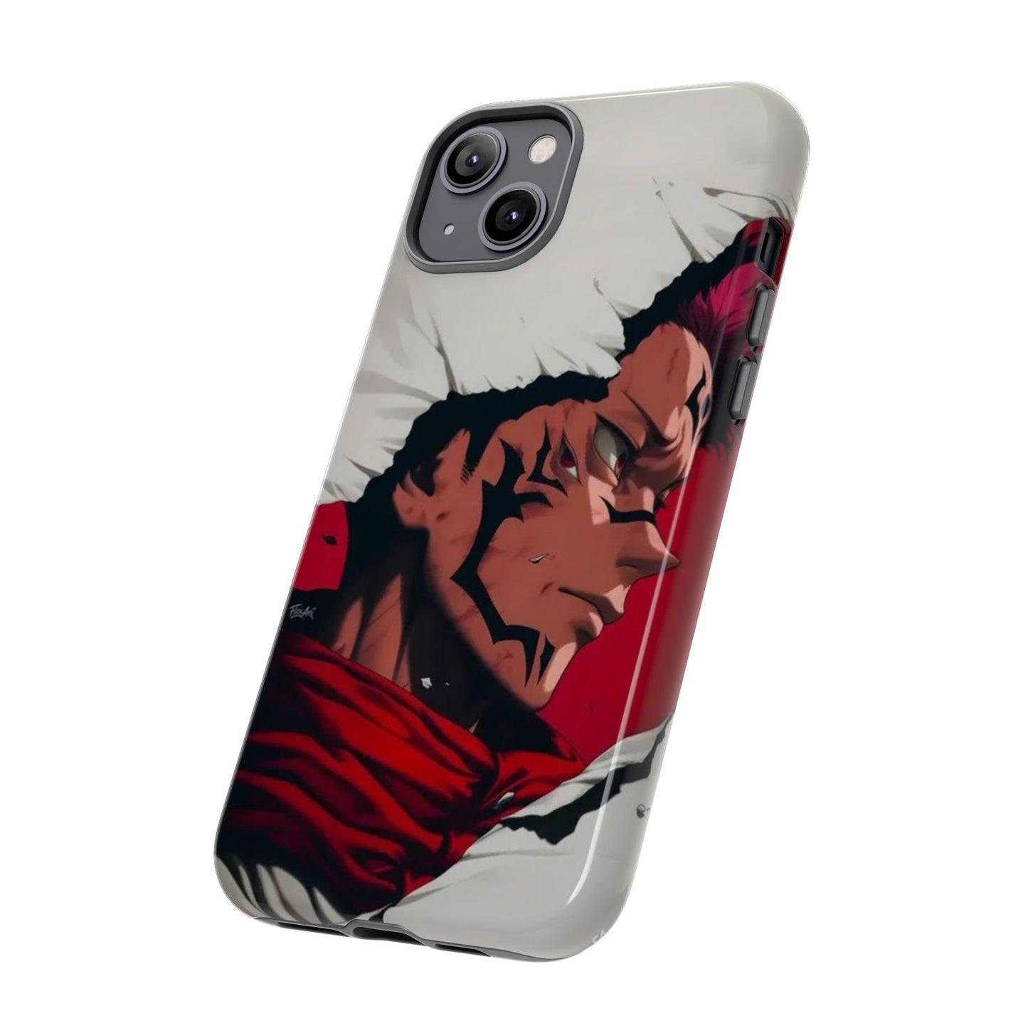 Tough Cases: Durable Phone Case Featuring Bold Anime Design
