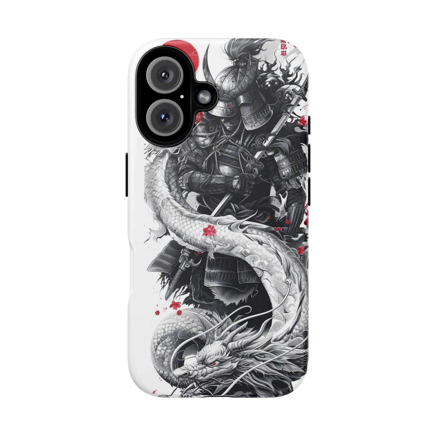 Dragon Samurai Tough Phone Case - Bold Protection with Artistic Flair