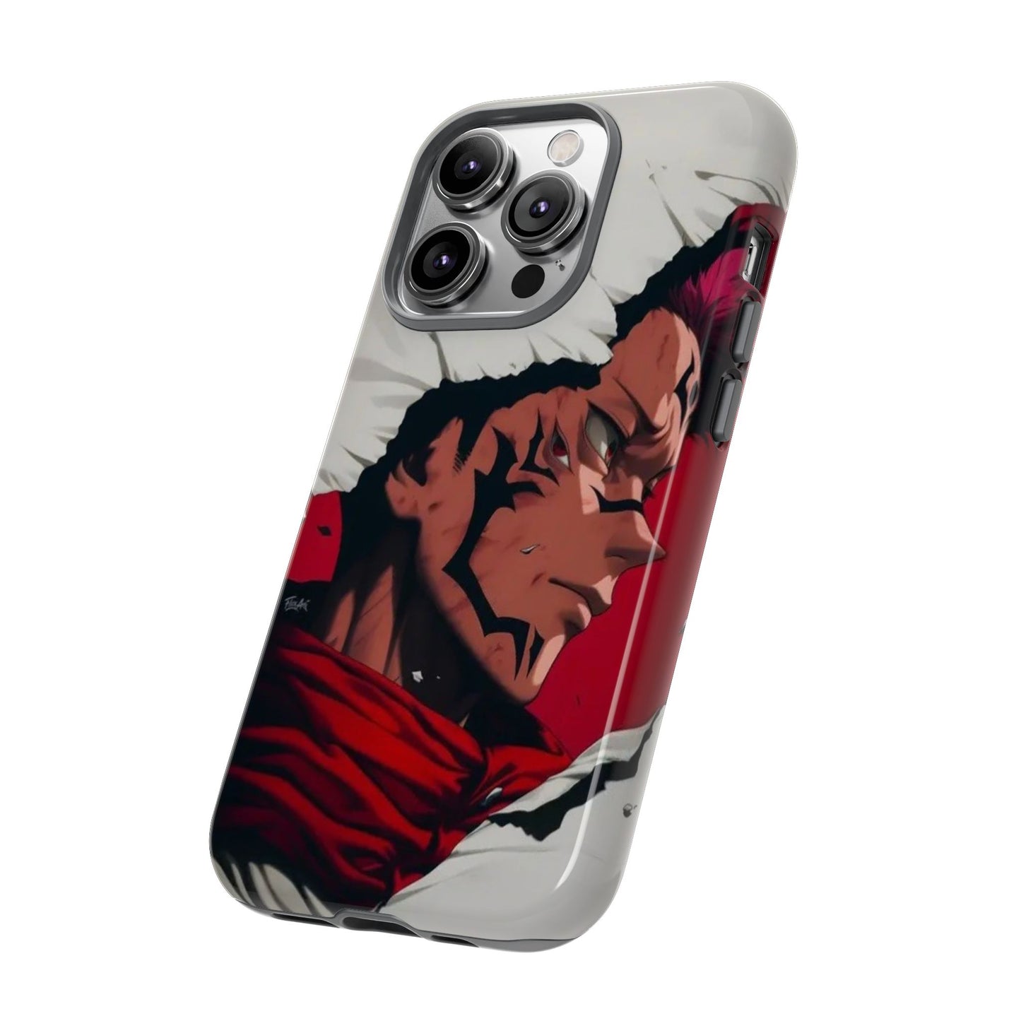 Tough Cases: Durable Phone Case Featuring Bold Anime Design