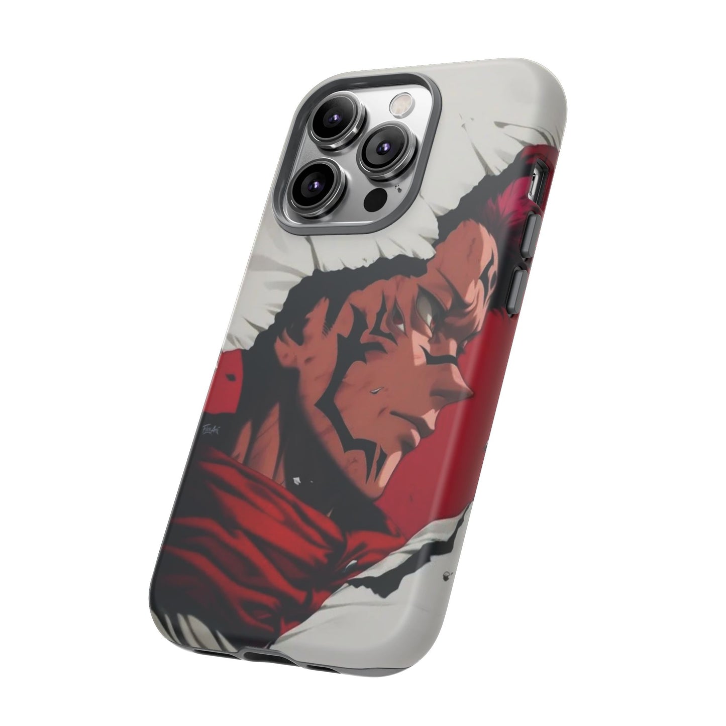 Tough Cases: Durable Phone Case Featuring Bold Anime Design