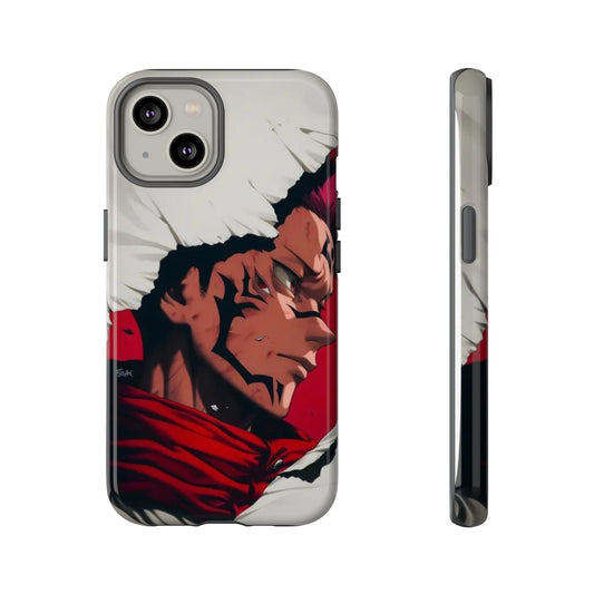 Tough Cases: Durable Phone Case Featuring Bold Anime Design